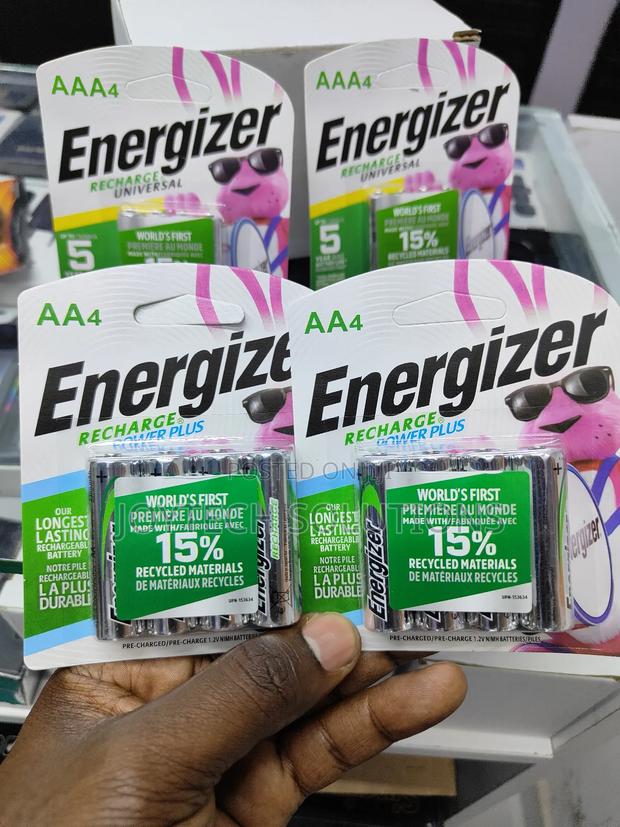 Double Aaaa 4 Energizer Recharge 4 Pack Batteries. - main view