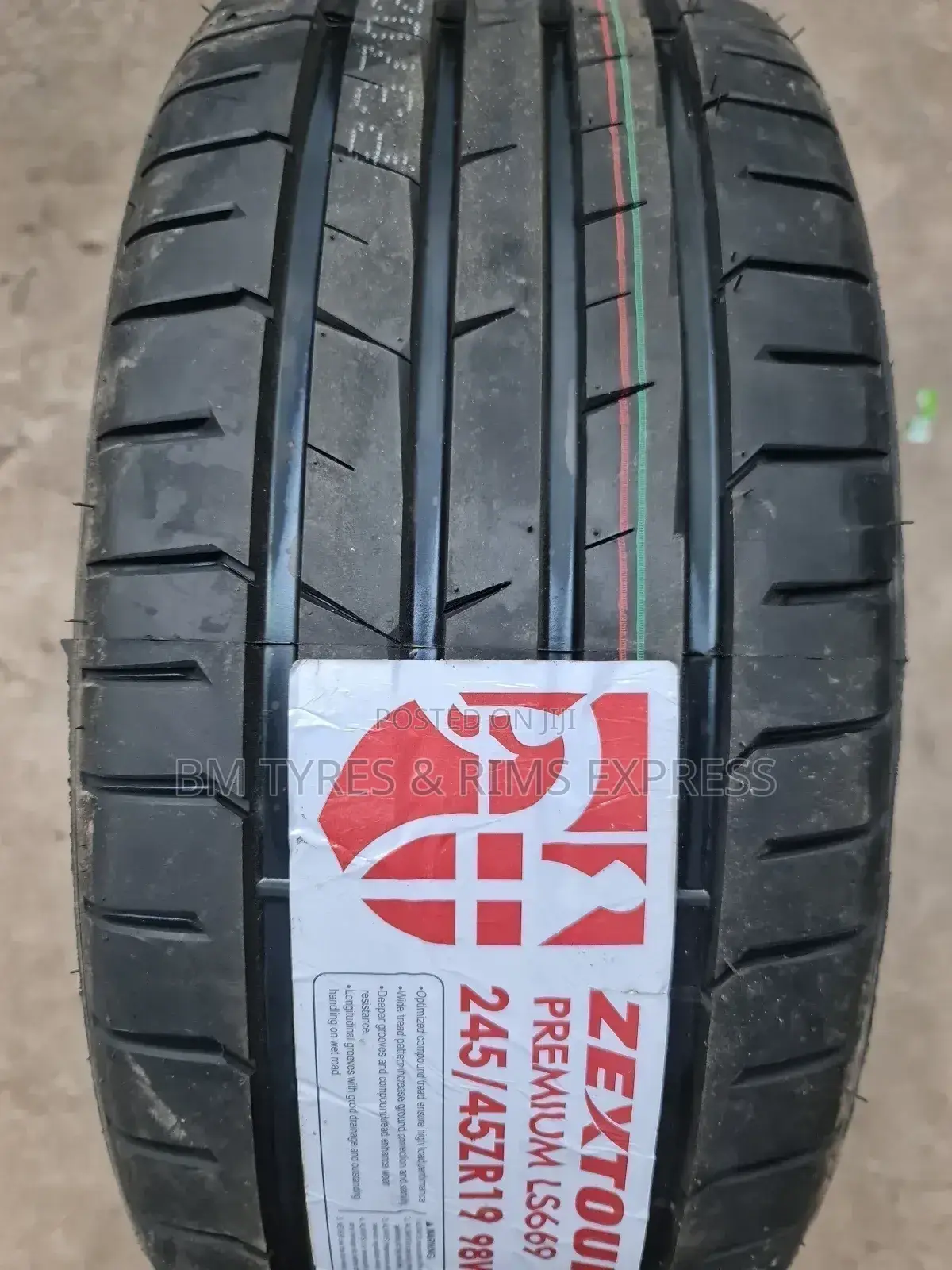 245 /45 R19 Zextour Tyres (New Technology).