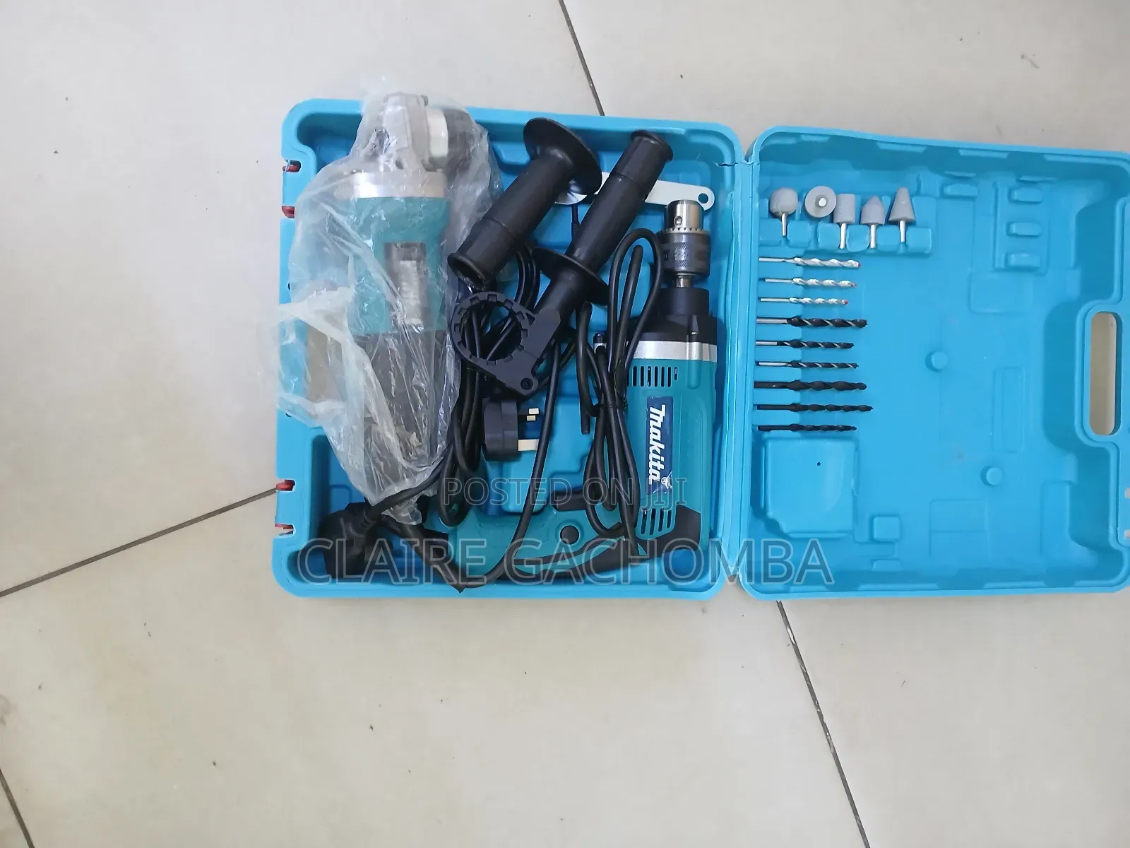Makita New Combo Drill Machine 710w Angle Grinder 840w