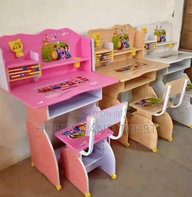 Kids Study Desk Pink Kids Tables Adjustable Available