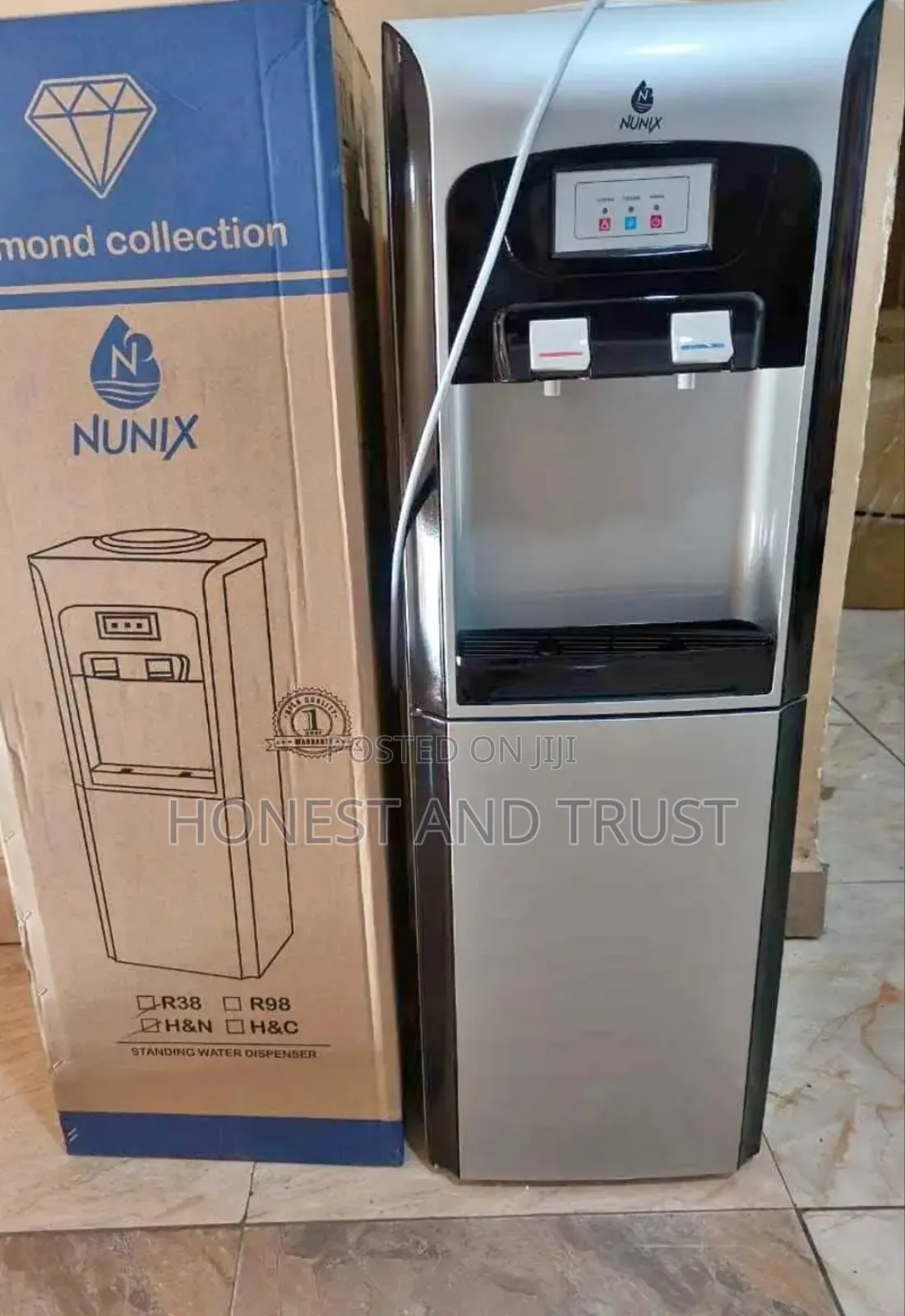 Silver Nunix (R38) Hot and Normal Water Dispenser