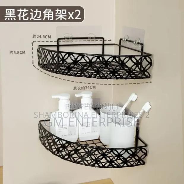 Heavy Duty Corner Self -Adhesive Bathroom Rack