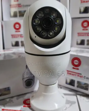 Home Security CCTV Wide Lens 1080p Wifi Bulb Camera
