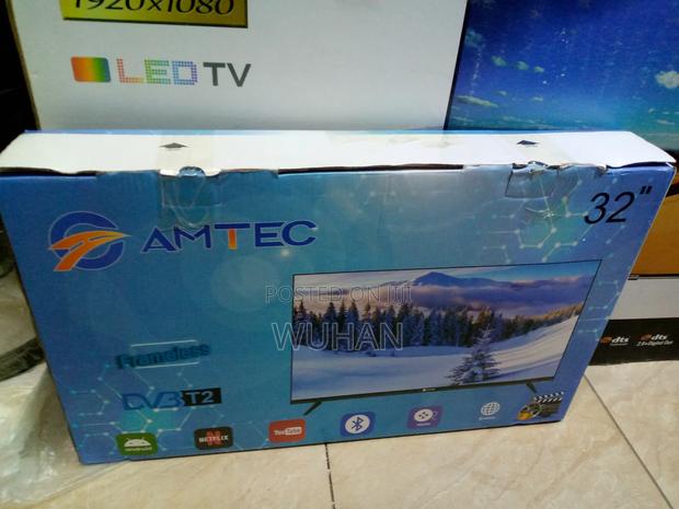 Amtec 32" Frameless Smart Tv, Netflix, Bluetooth,Usb