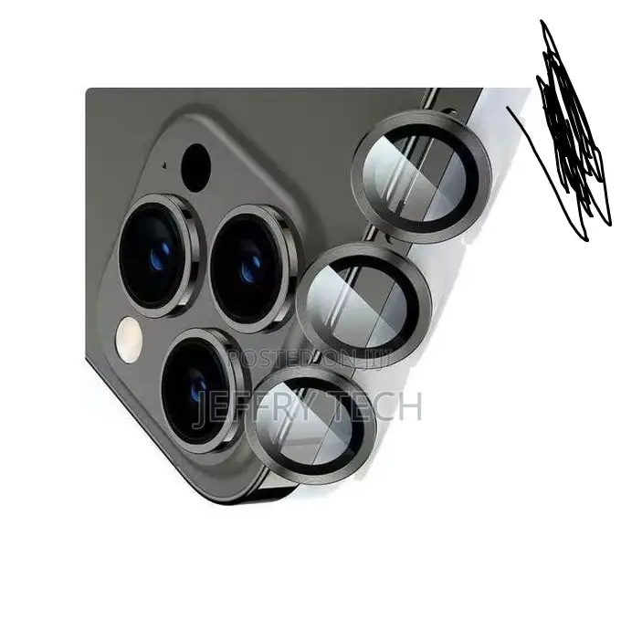 Hd Camera Lens Protector for iPhone 16 Pro Max Mini Glitter