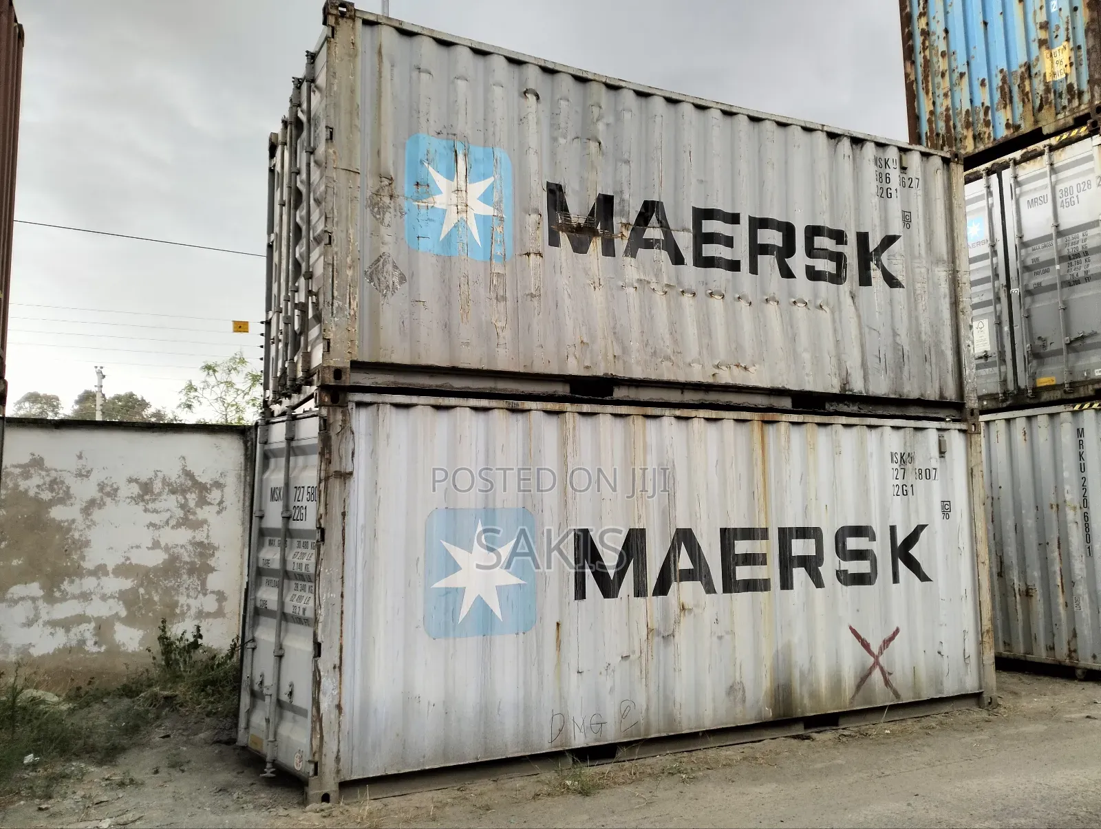 Empty 20ft Containers Available.