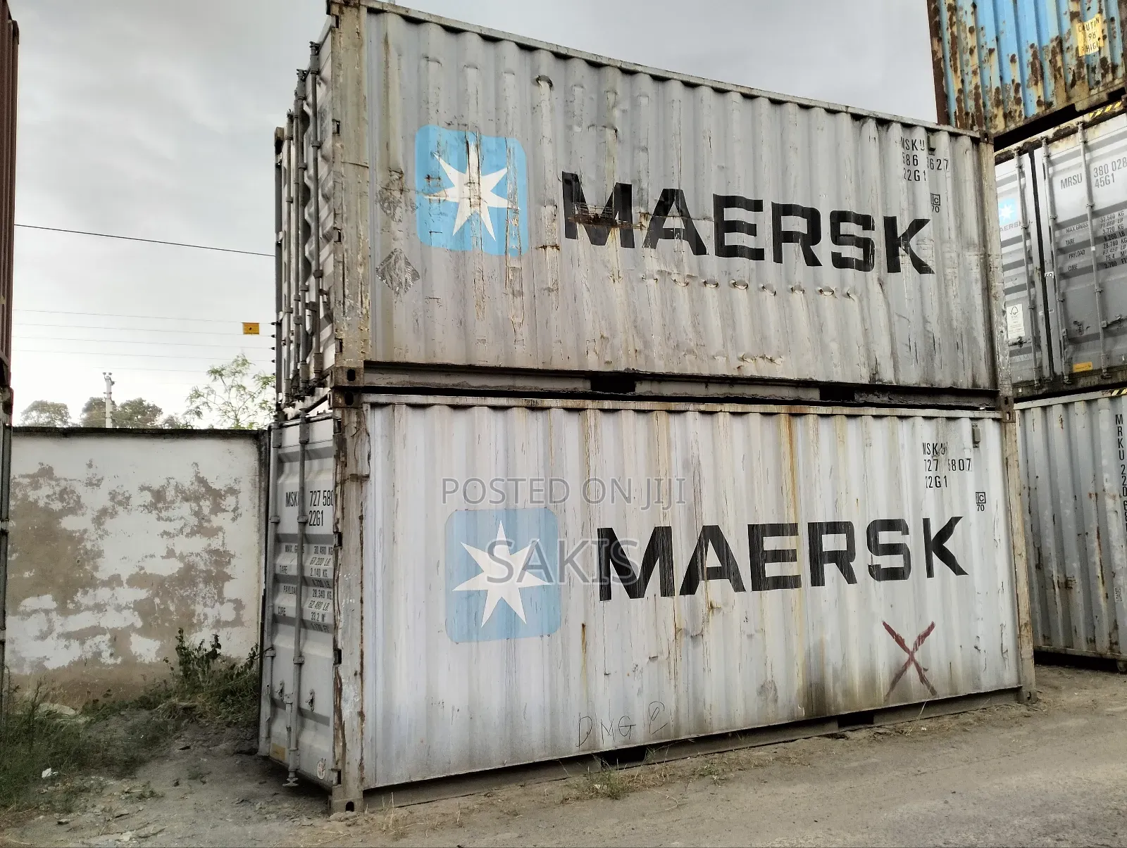 Empty 20ft Containers Available.