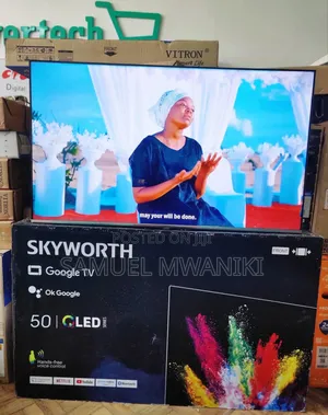 Skyworth 50" Qled Uhd Google Tv Latest Model