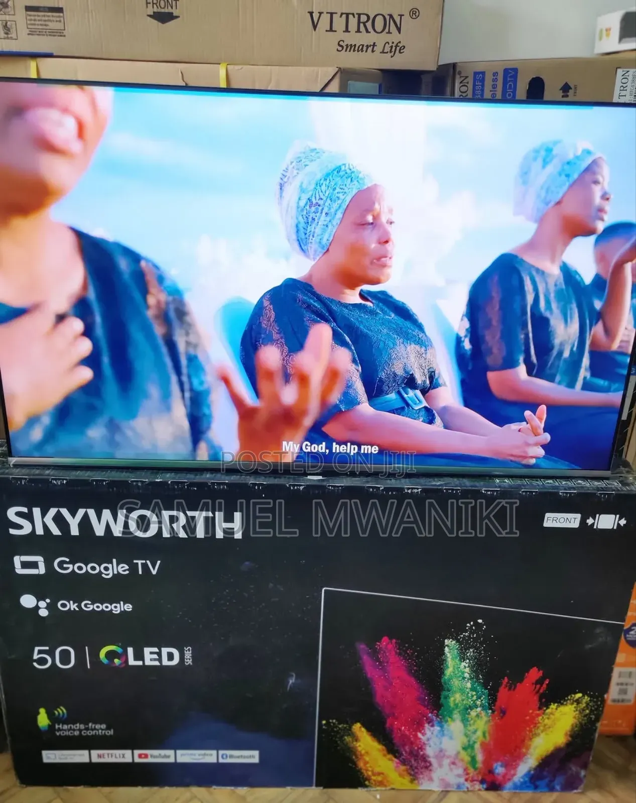 Skyworth 50" Qled Uhd Google Tv Latest Model