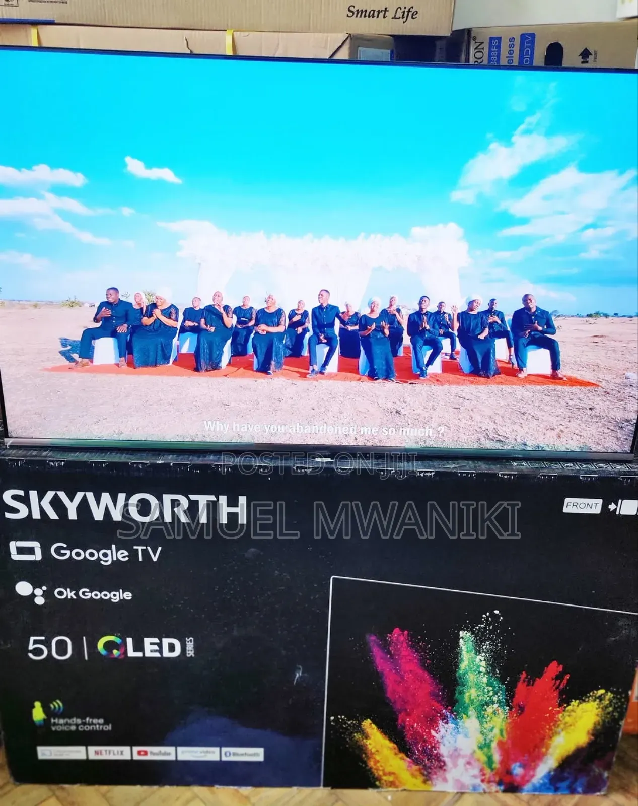 Skyworth 50" Qled Uhd Google Tv Latest Model