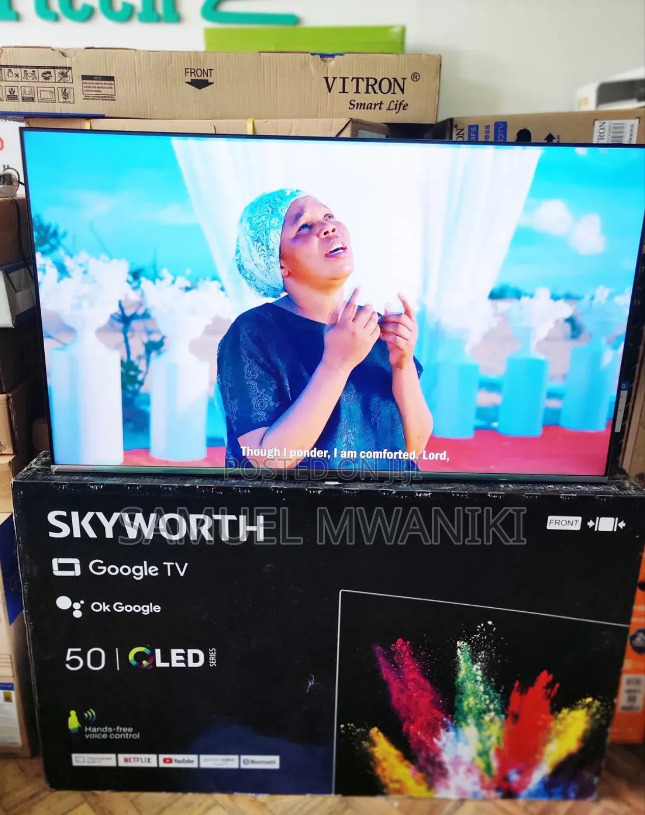 Skyworth 50" Qled Uhd Google Tv Latest Model