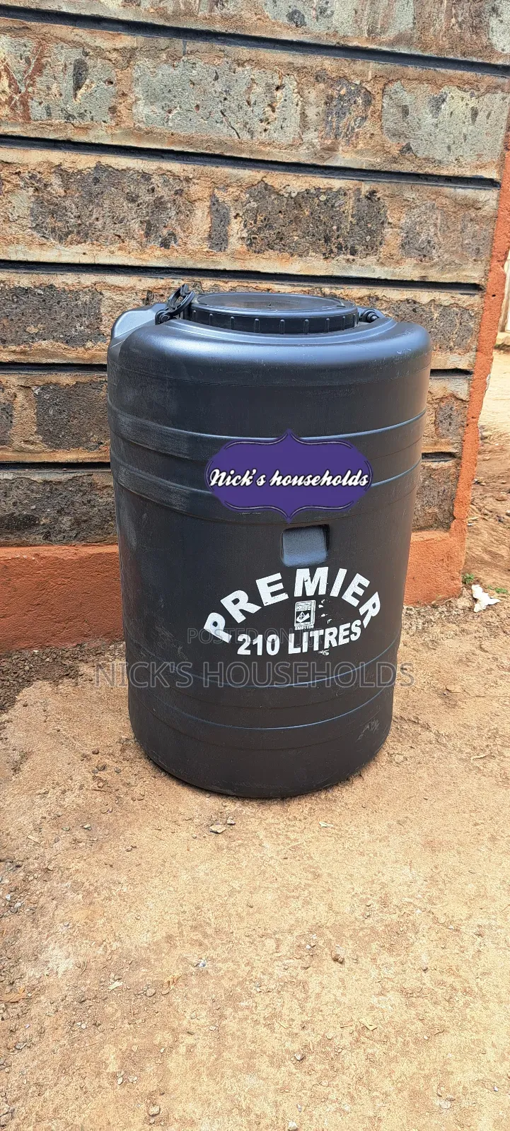 210 Litres Plastic Tank