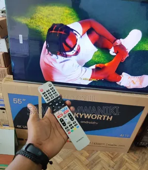 Skyworth 55" Uhd Android Tv Frameless Screen + Play Store