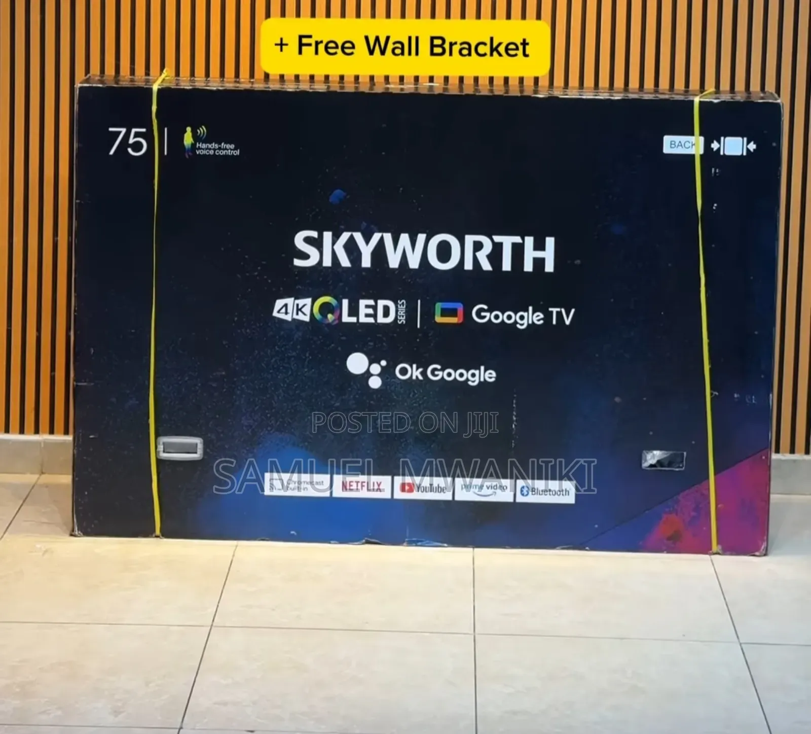 Skyworth 75" Qled Uhd Google Tv Dolby Vision Hdr10+