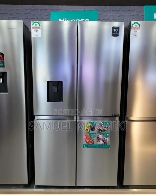 Hisense 454l French 4 Door Fridge- Water Dispenser New Model