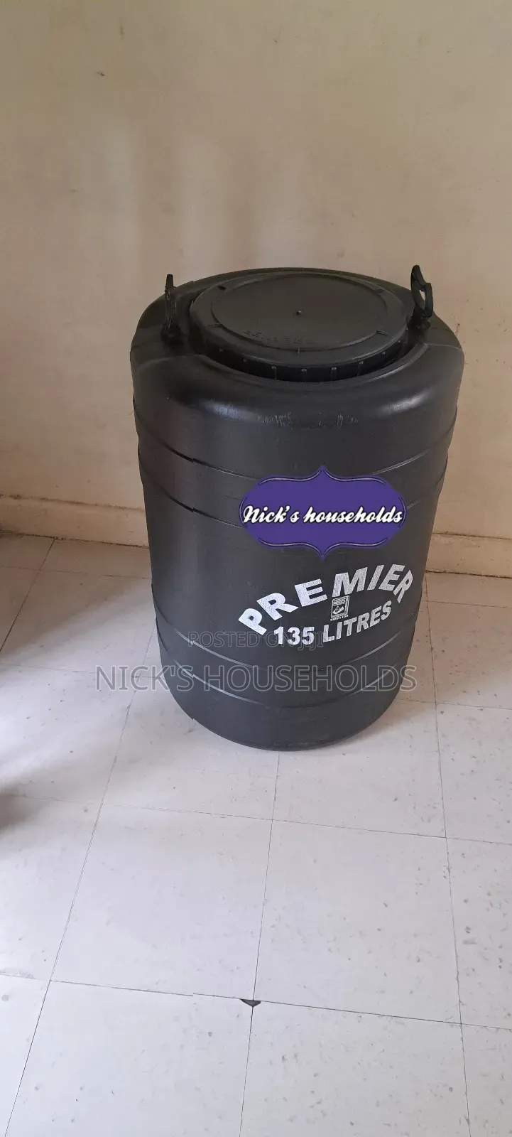 135 Liters Plastic Tank
