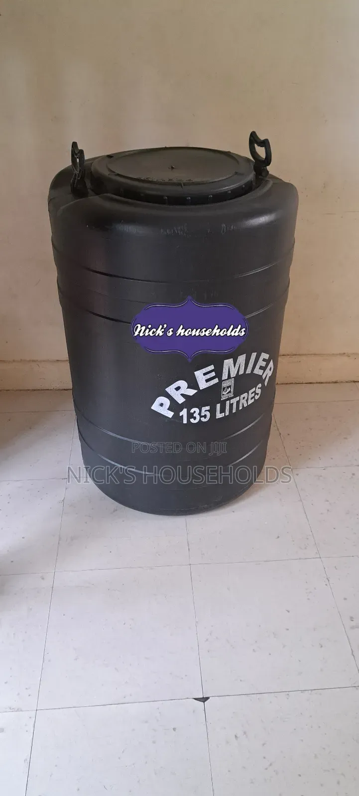 135l Black Super Drum Tank