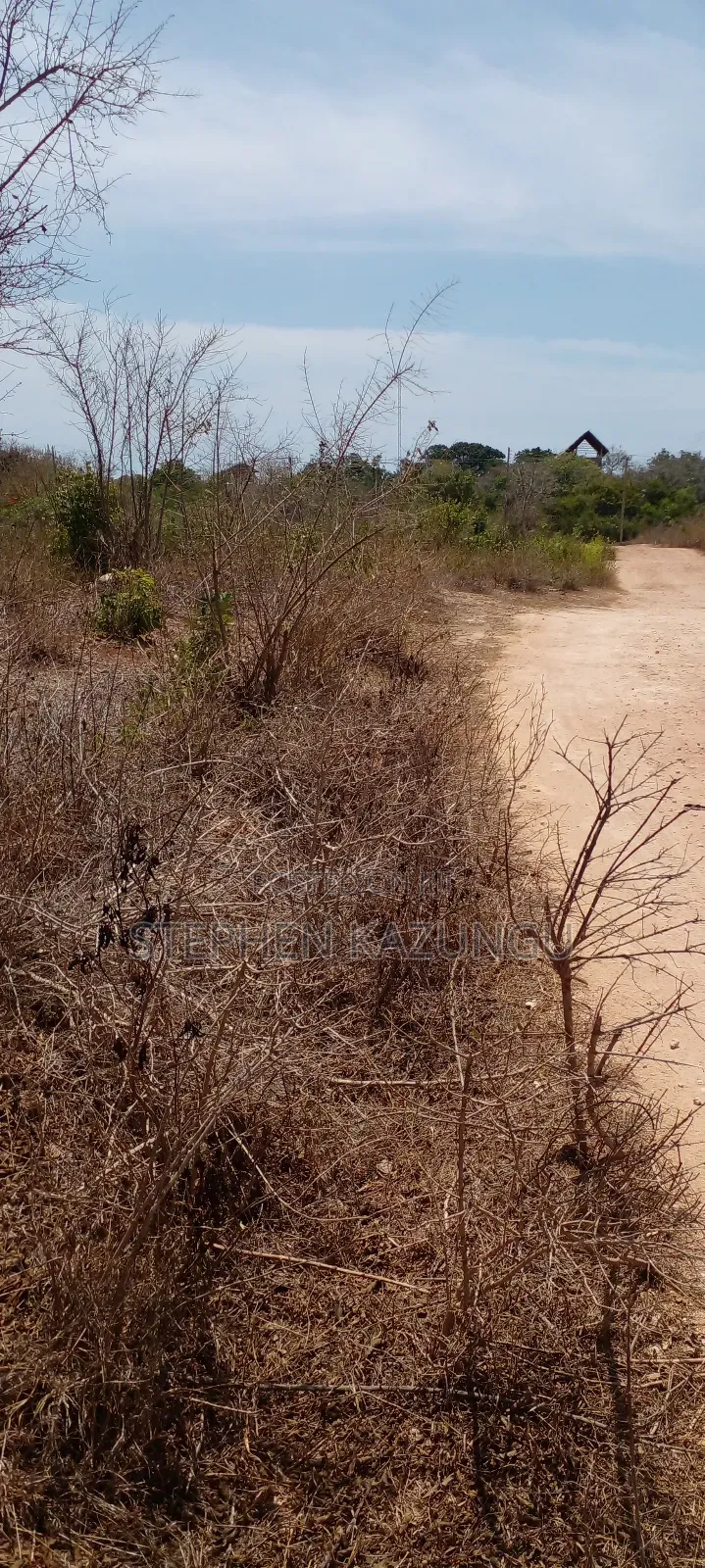1 Acre Half Plot on Sale in Galu Beach Zone.