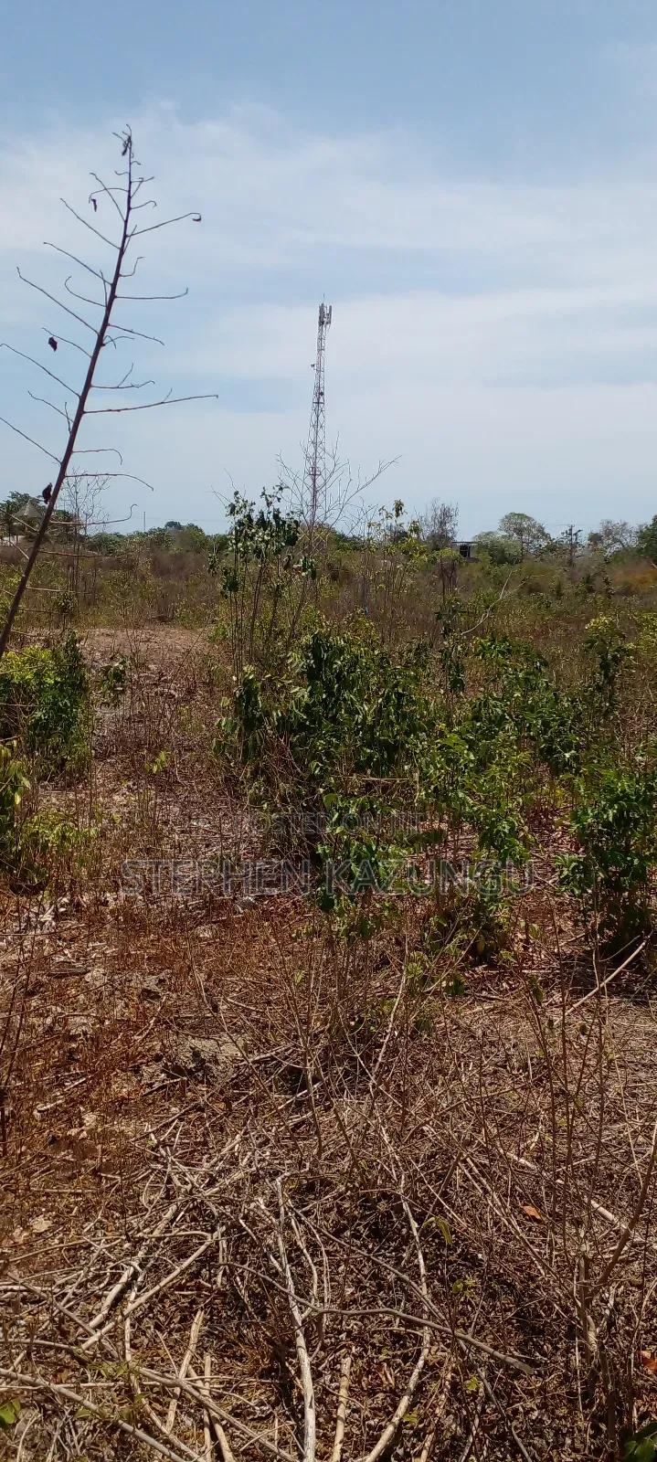 1 Acre Half Plot on Sale in Galu Beach Zone.