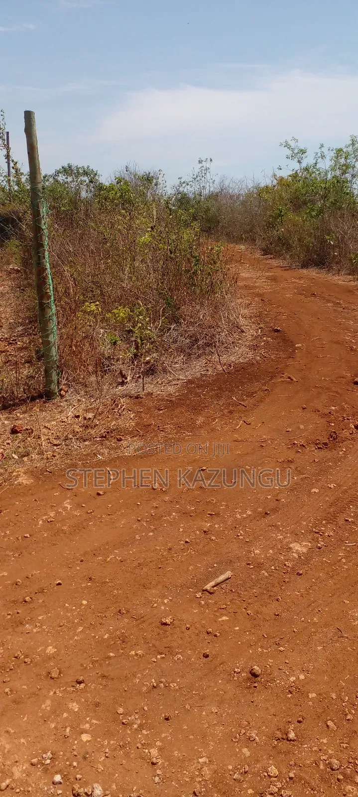1 Acre Half Plot on Sale in Galu Beach Zone.