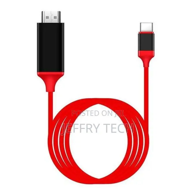 2m Phone Usb Type-C to Hdmi Tv HDTV at 30hz at 60hz 1080p Pr