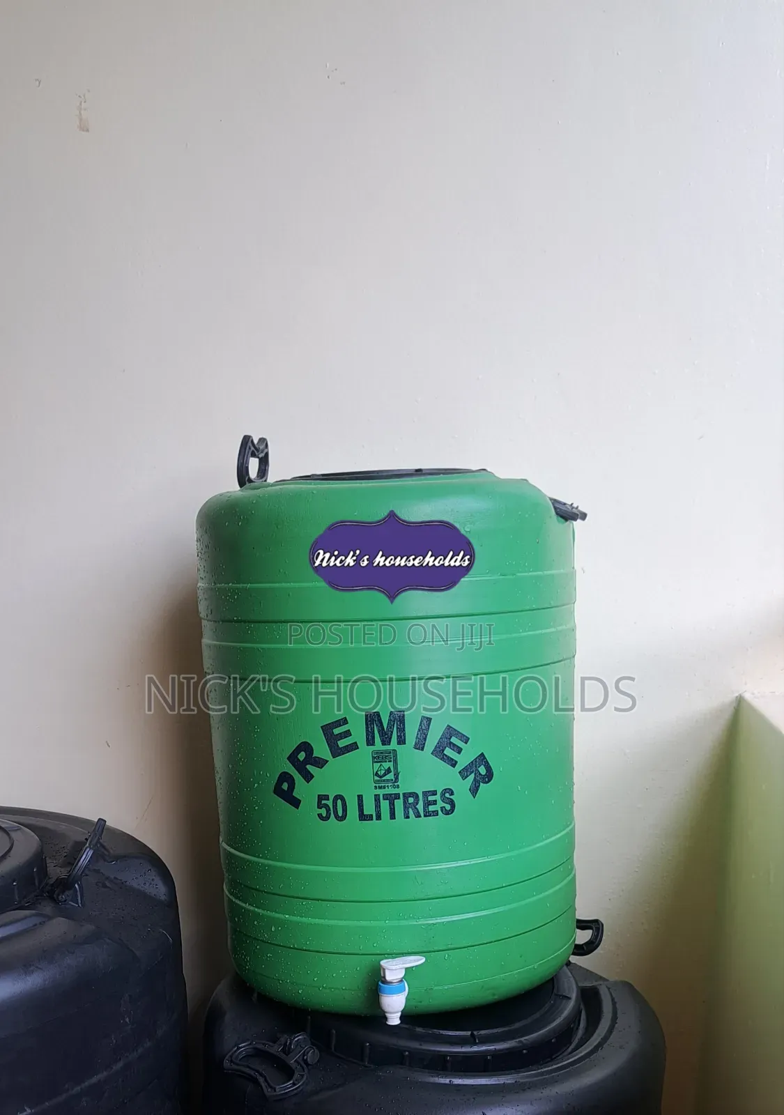 50 Litres Hospital Plastic Tank, Plastic Tank for Hand Wash