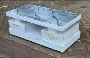 Marble Top White Coffee Table