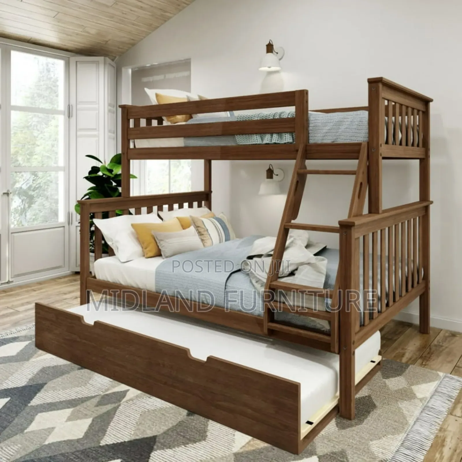 Midland Double Decker Bunk Bedd