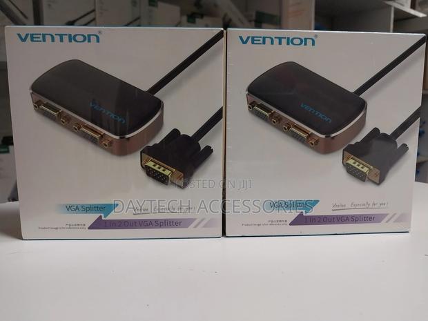 Vention Vga Splitter, 1 in 2 Out Vga Male to 2 Female