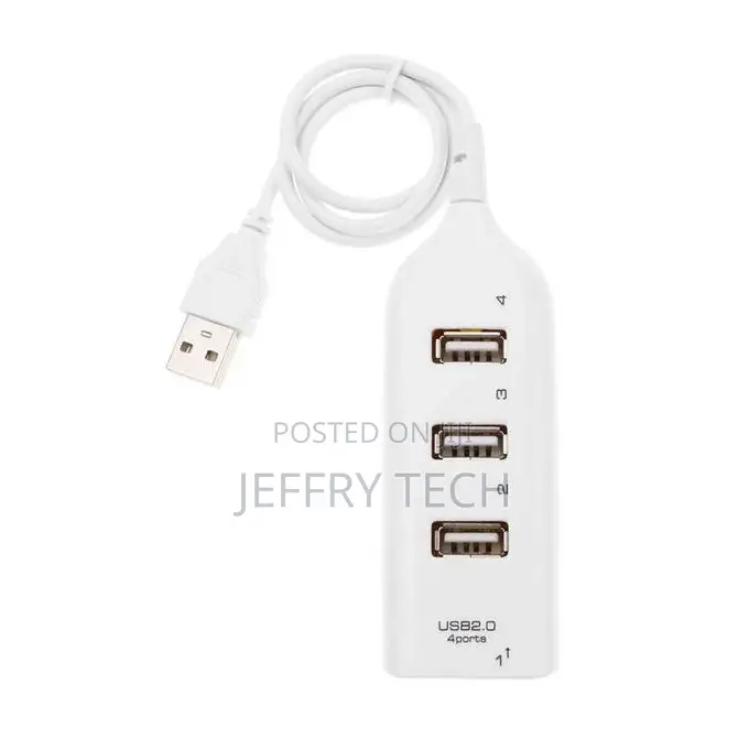 Usb 2.0 Hub Adapter Usb Power Strip 4-Port Hi-Speed Multi