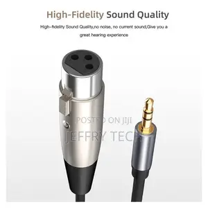 3.5 Mm Jack Naar XLR Kabel 1.5 M Man-Vrouw Professionele