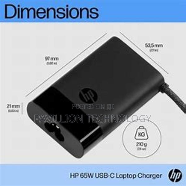 Hp Original Type C Charger - thumbnail 3