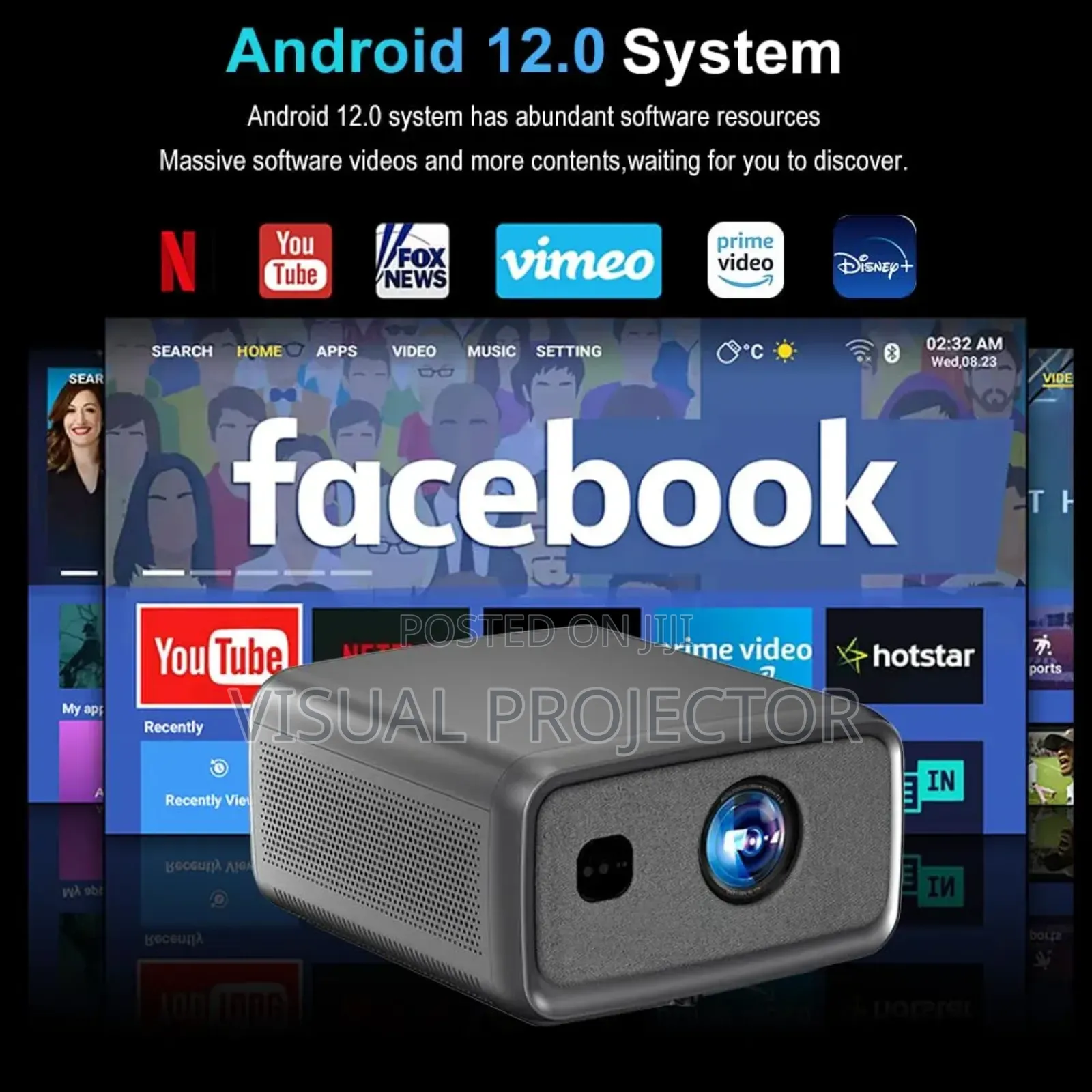 Cubilite 3gb 128gb Luminous Projector