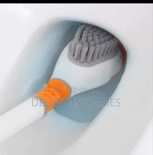 Duck Shaped Toilet Brush Holder + Silicone Toilet Brush.