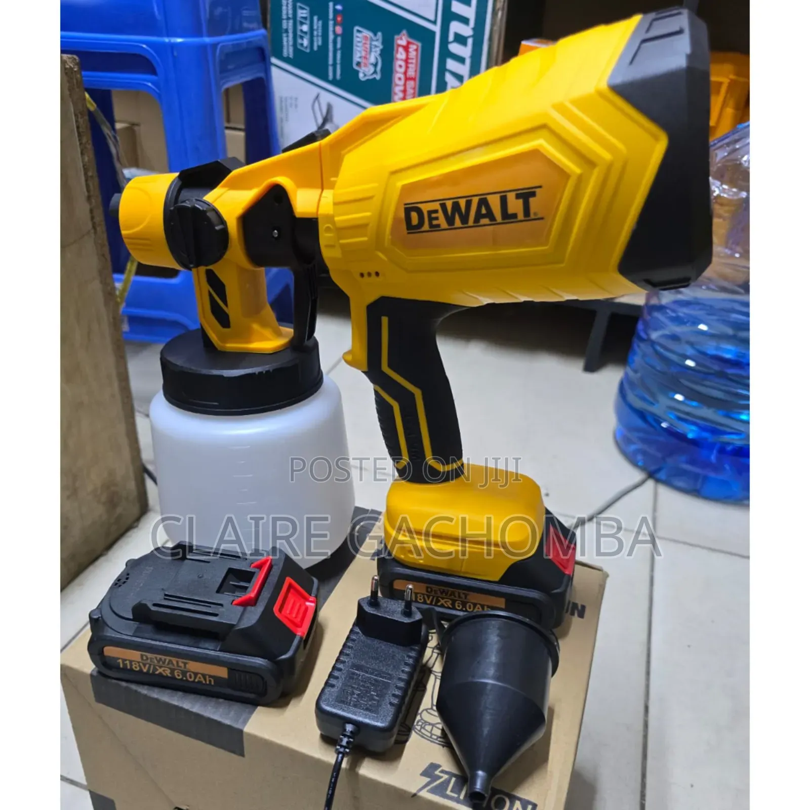 Dewalt 48v Cordless Spray Gun 2 Batteries