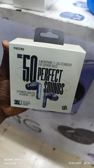 Tecno Sonic 1 Enc 50h Noise Cancellation, Wireless Earbuds