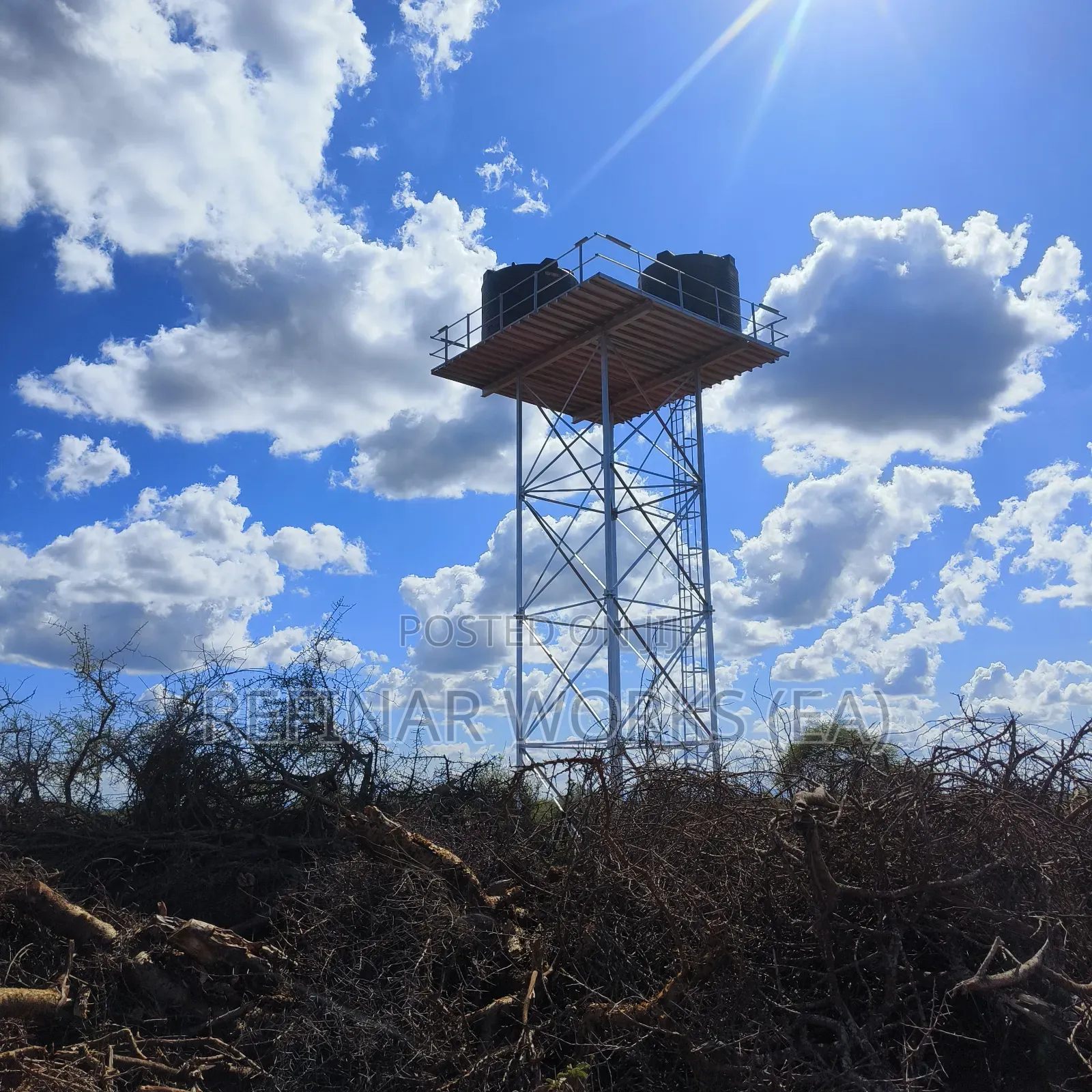 Durable Steel Water Towers In Kenya