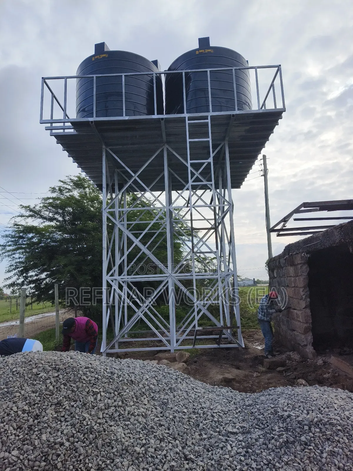 Durable Steel Water Towers In Kenya