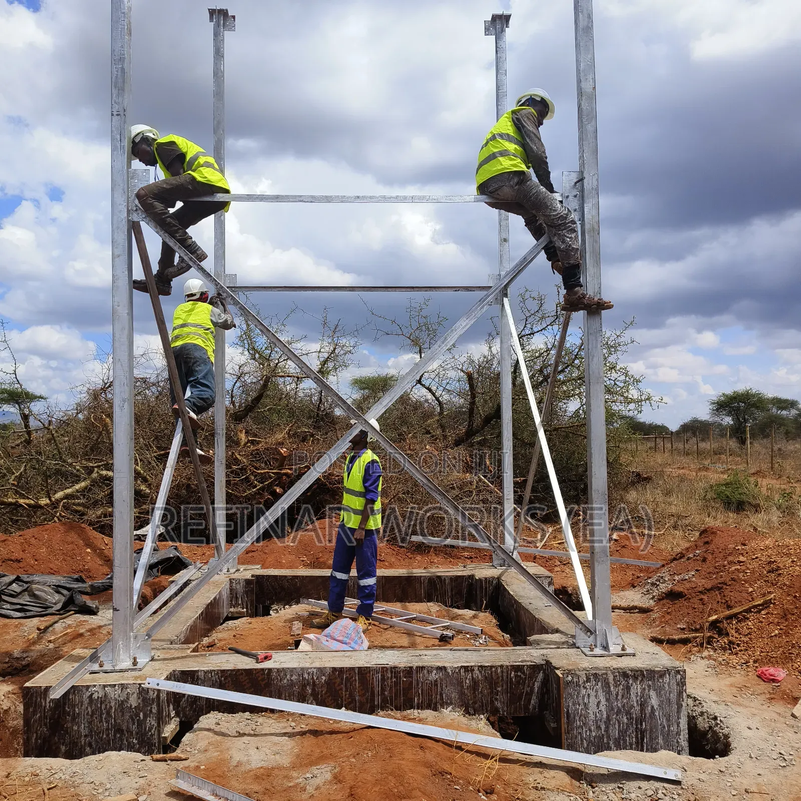 Durable Steel Water Towers In Kenya