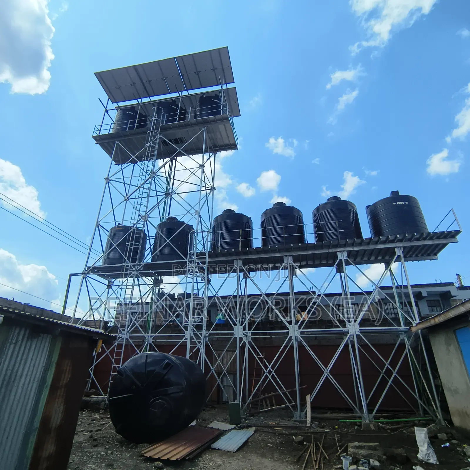 Custom Steel Water Tower Fabrications