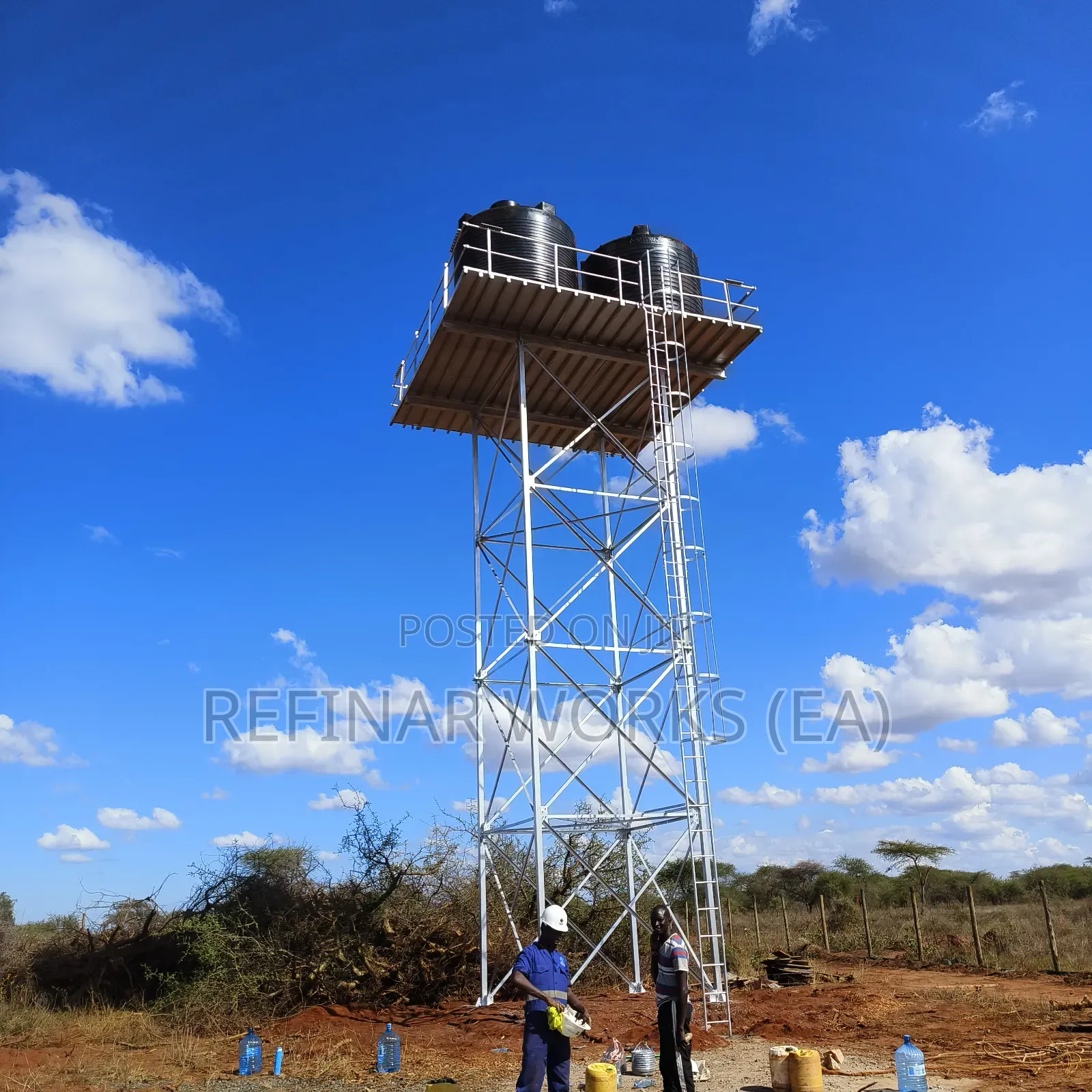 Custom Steel Water Tower Fabrications