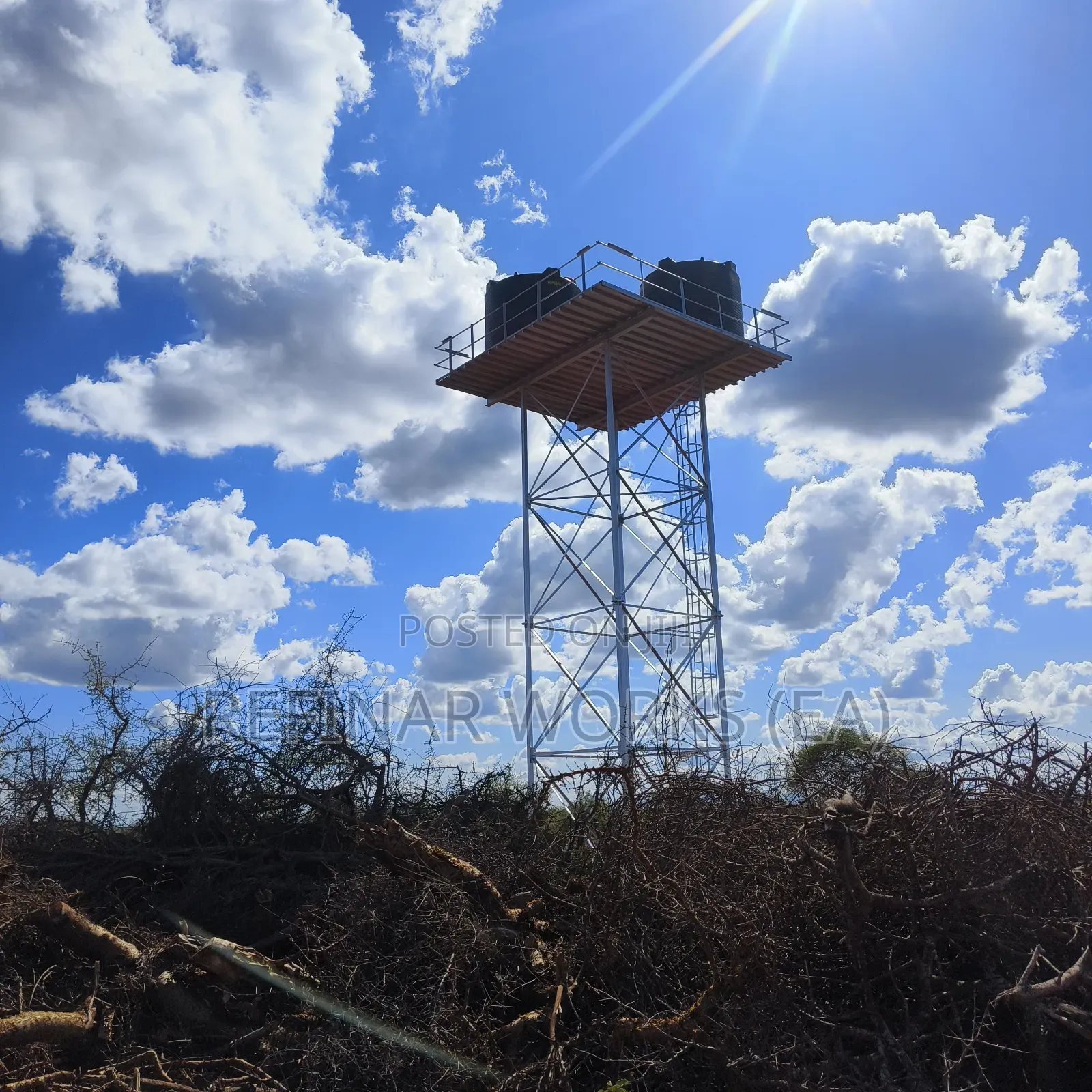 Custom Steel Water Tower Fabrications