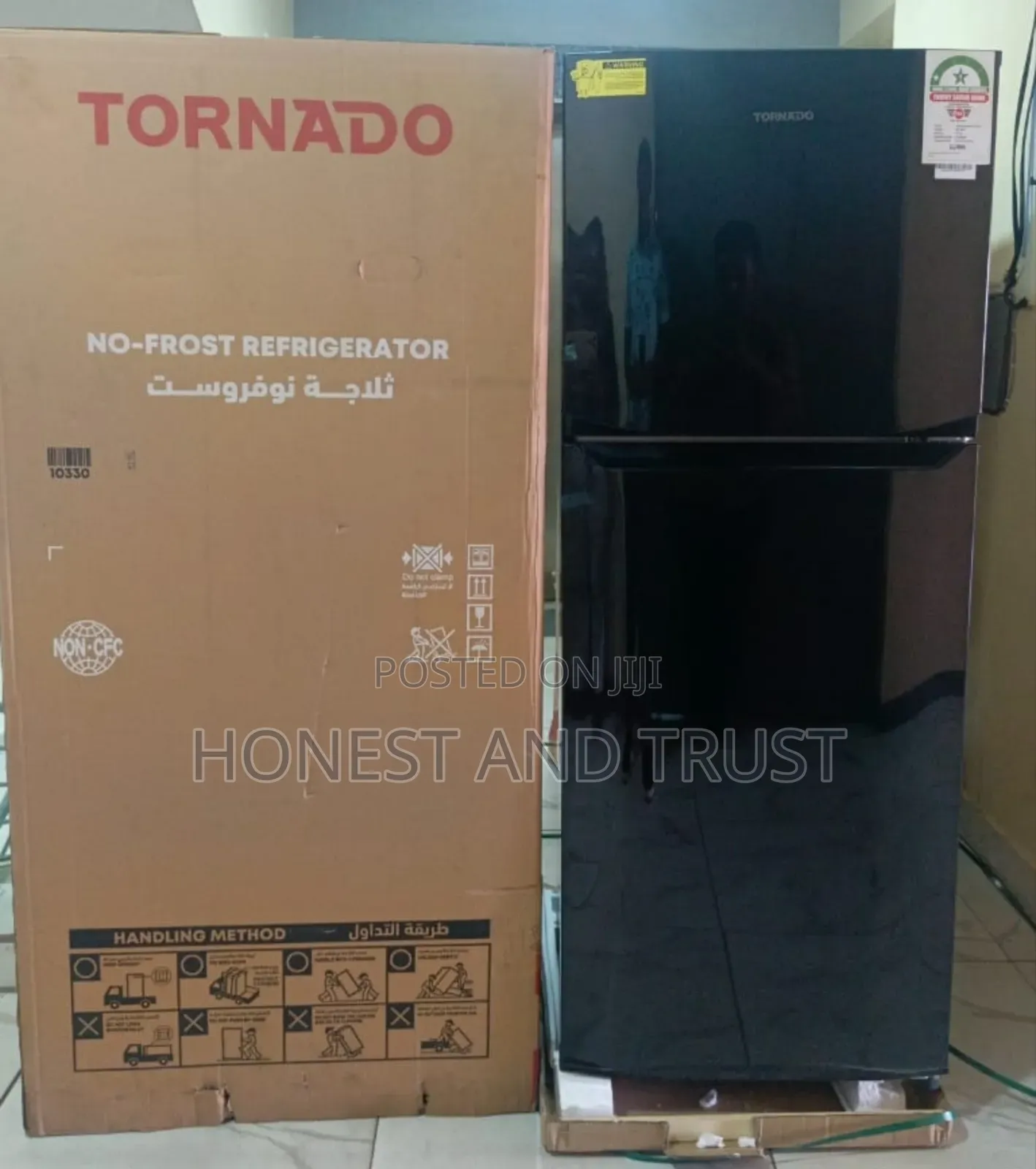 Tornado Fridge 304litres Non Frost