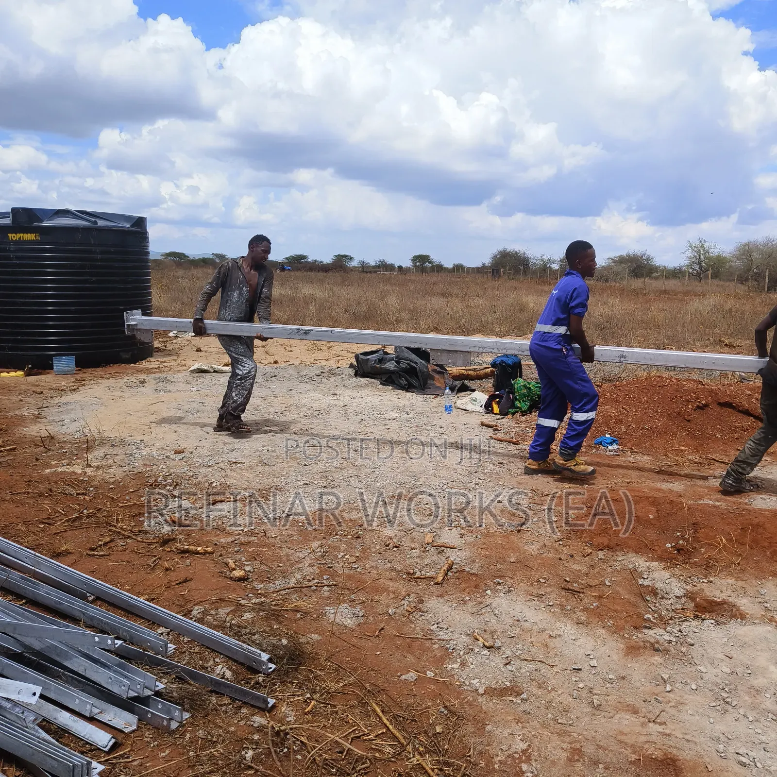 Corrosion-resistant Water Tower Construction In Kenya