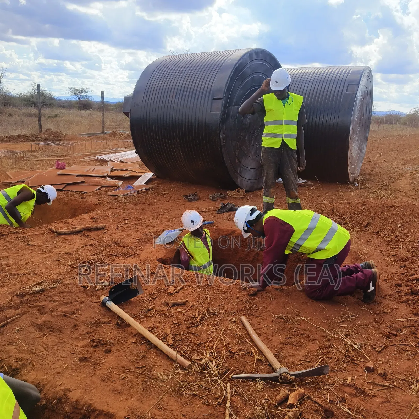 Corrosion-resistant Water Tower Construction In Kenya