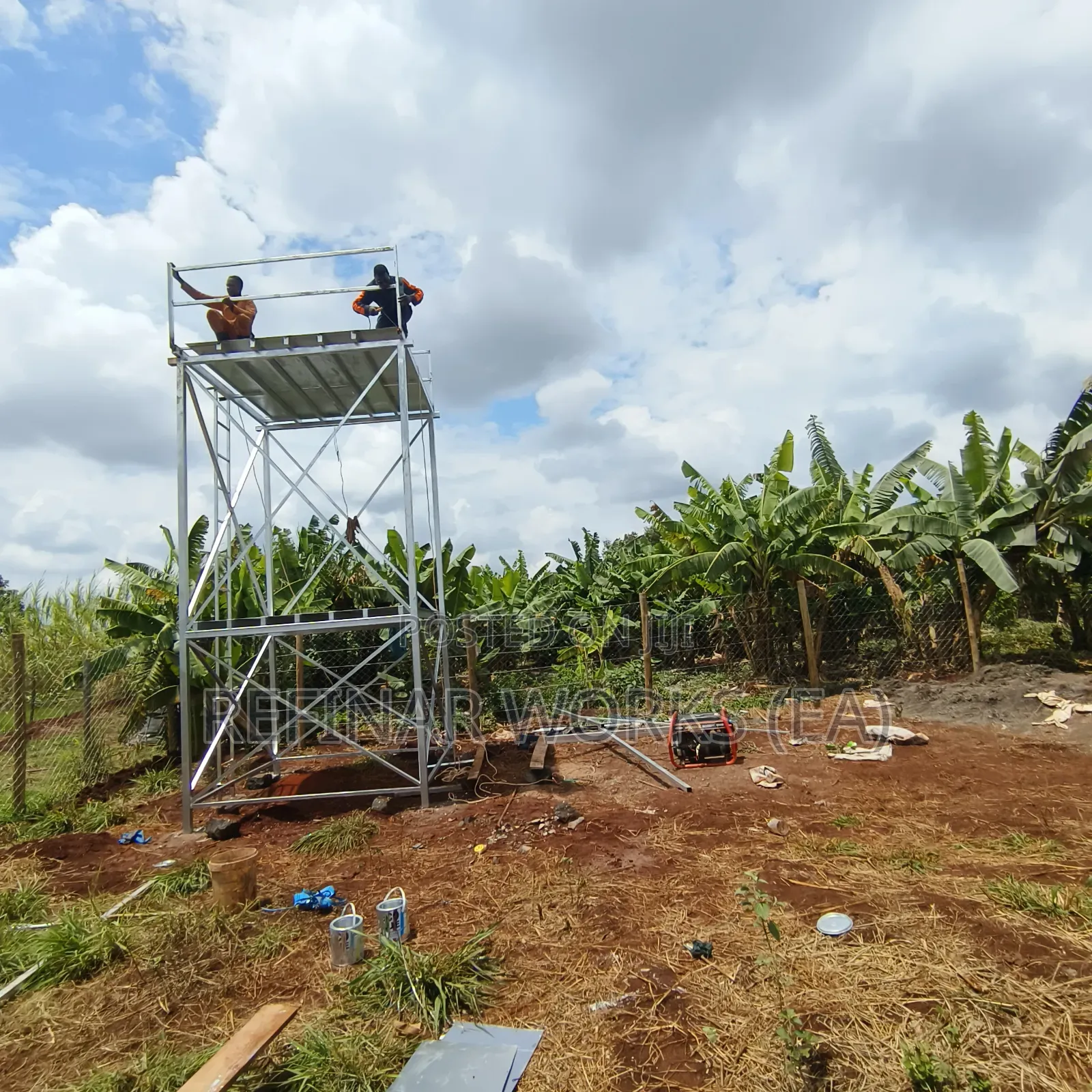 Corrosion-resistant Water Tower Construction In Kenya