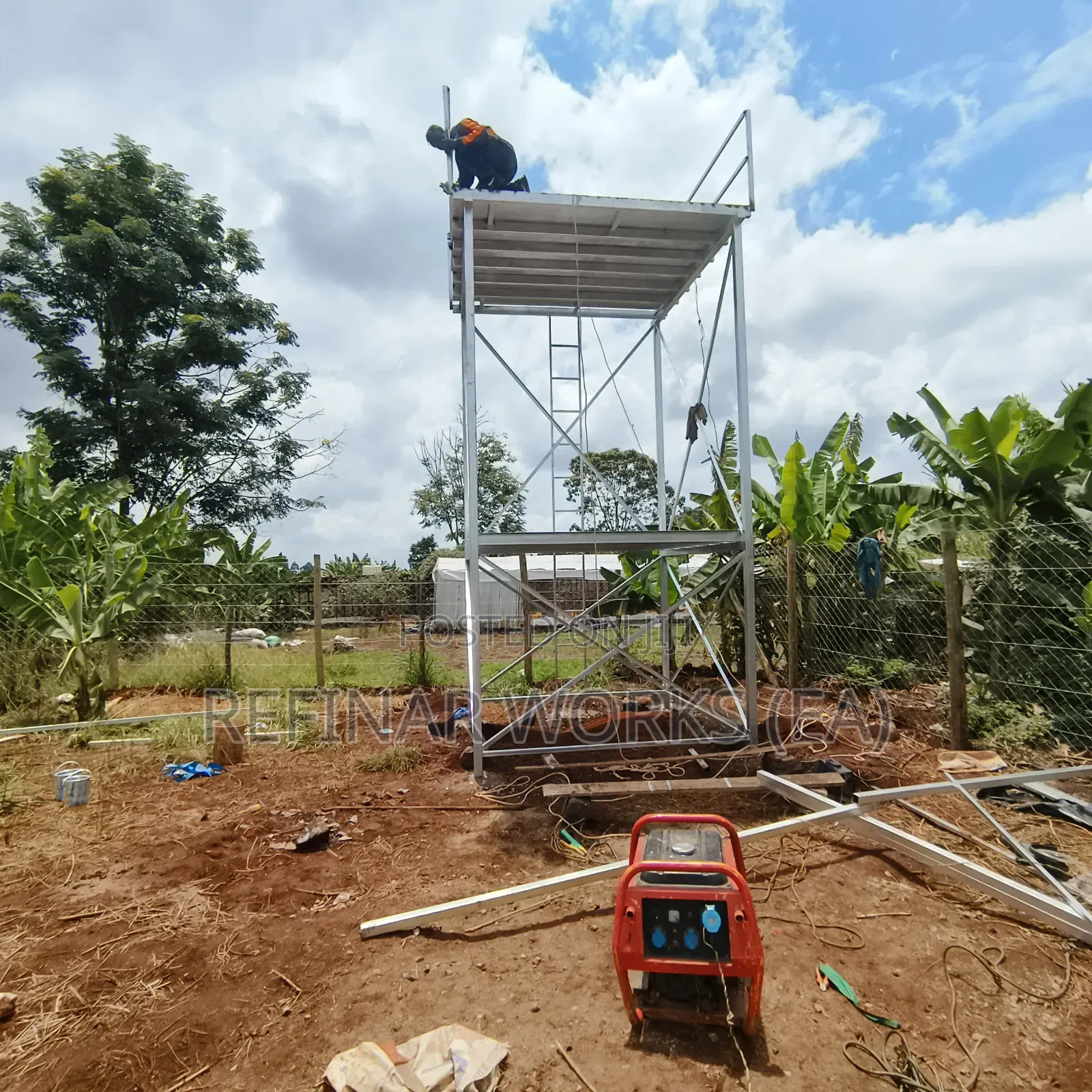 Corrosion-resistant Water Tower Construction In Kenya