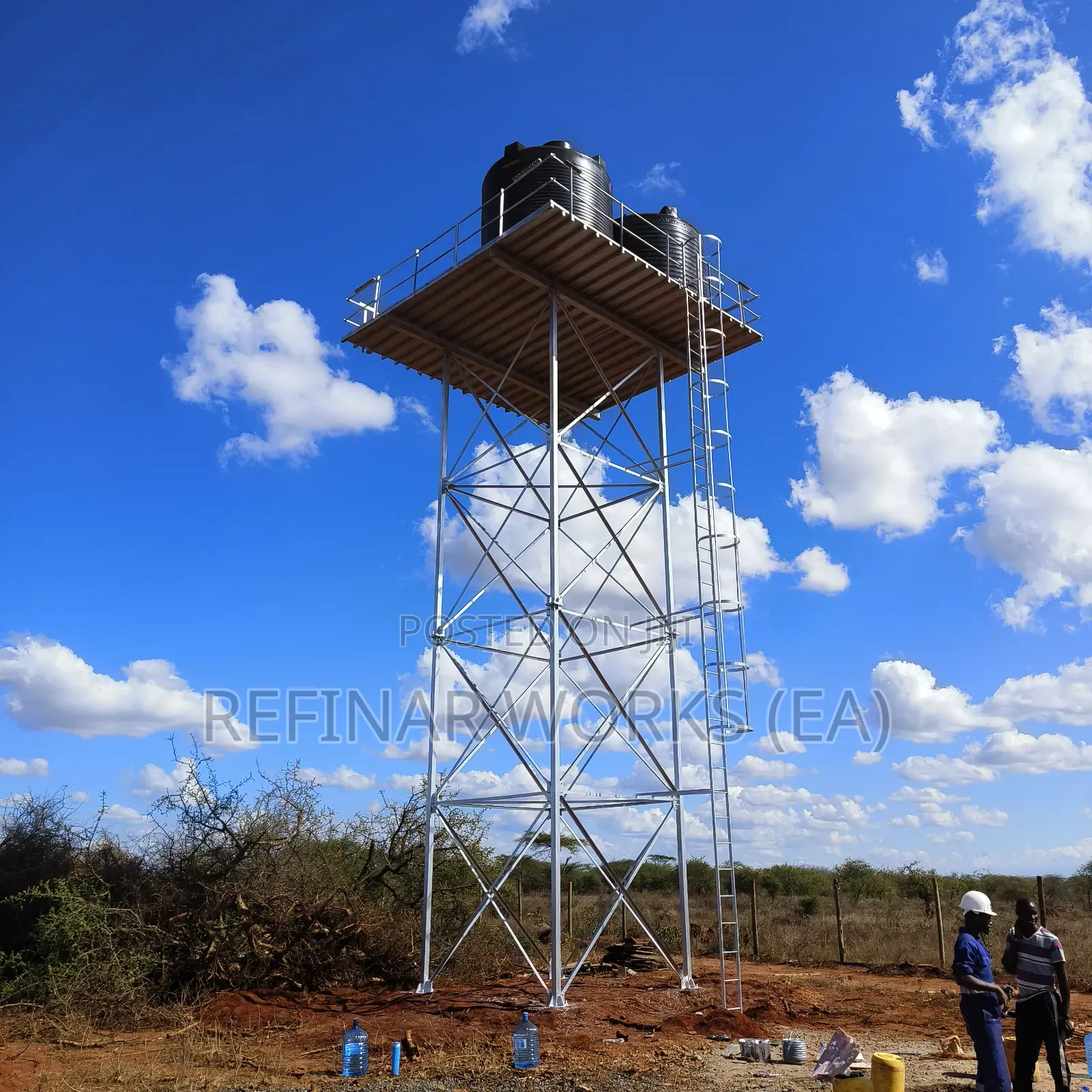 Corrosion-resistant Water Tower Construction In Kenya