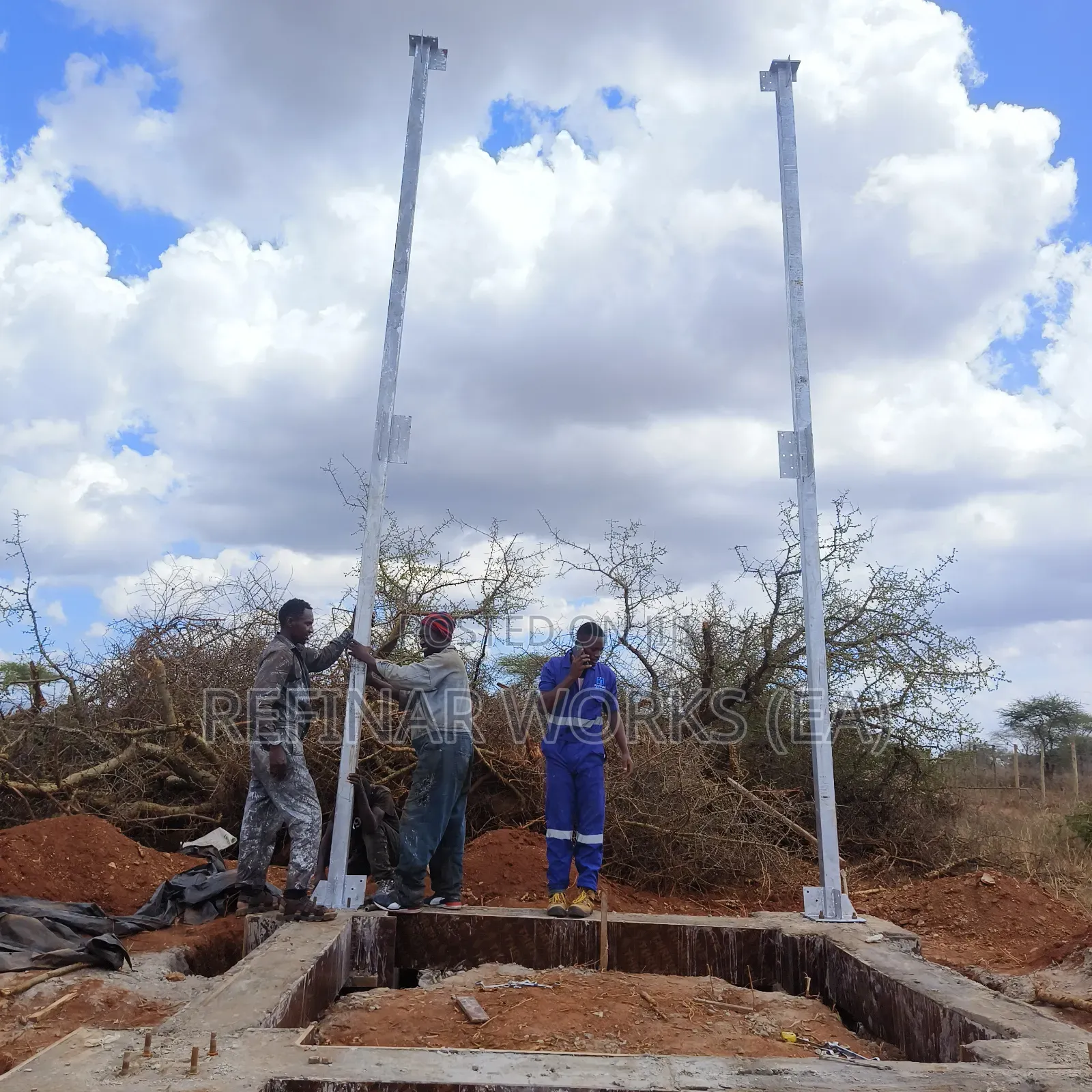Corrosion-resistant Water Tower Construction In Kenya