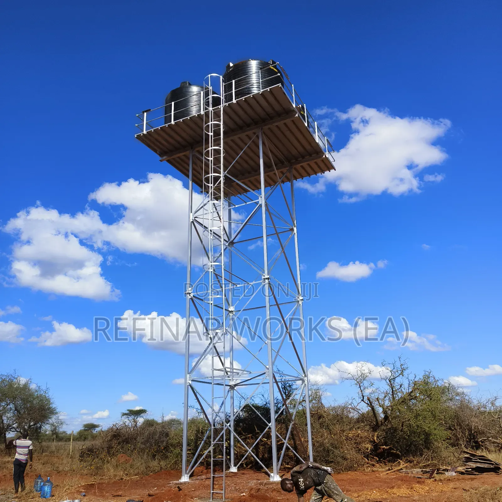 High-quality Steel Water Towers In Thika, Nairobi & Kenya
